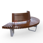 Скамейка  Rail Road 02 внешний радиус