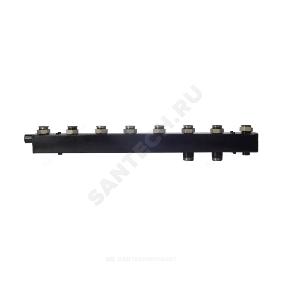 Коллектор котельной сталь до 90 кВт 1 1/2" ВР на 3 контура 1 1/2" нак/г м/о 125мм Стандарт КК-40F ASKON 40F/125/40/3