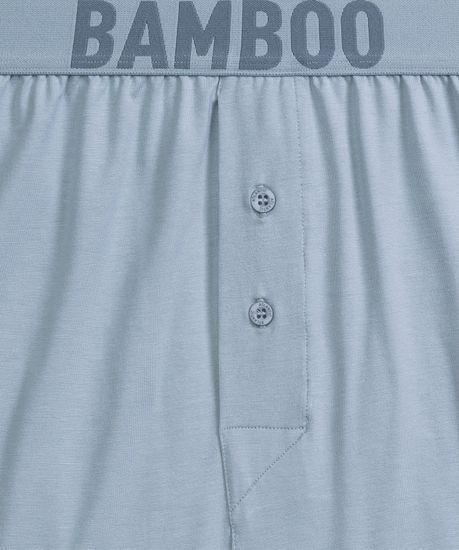 Трусы (2 шт) мужские семейные Atlantic 2MBX-076, бамбук, голубой + графитовый