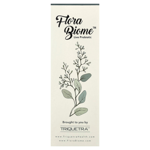 Triquetra Health, Flora Biome™, жидкая добавка с живыми пробиотиками, 473 мл (16 жидк. унций)