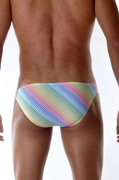 Сексуальные трусы-слипы с цветной горох (Размер: XL) (Цвет: разноцветный)