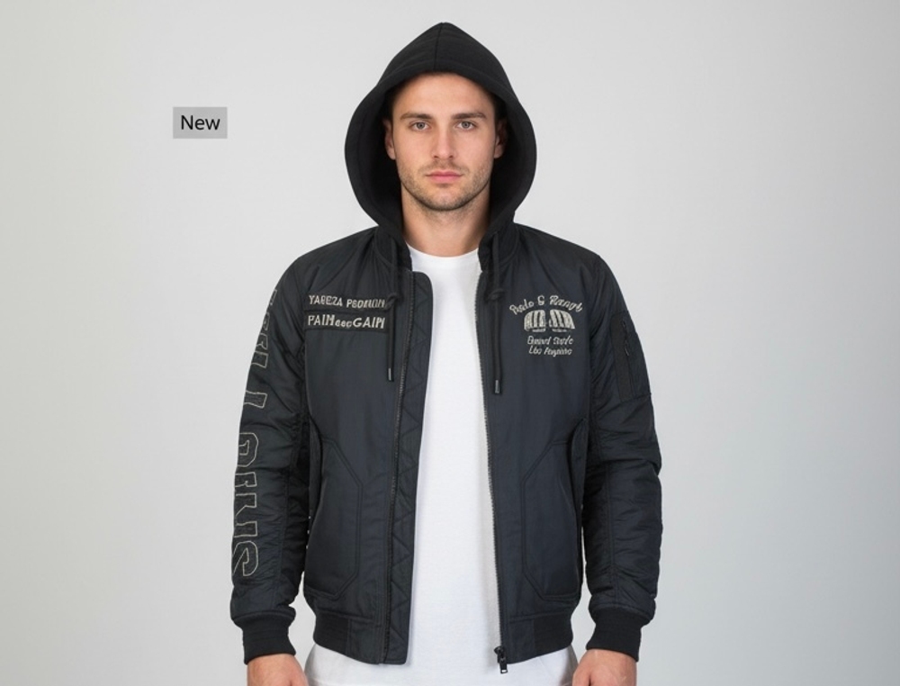 Бомбер/зима черный Yakuza Premium 3960