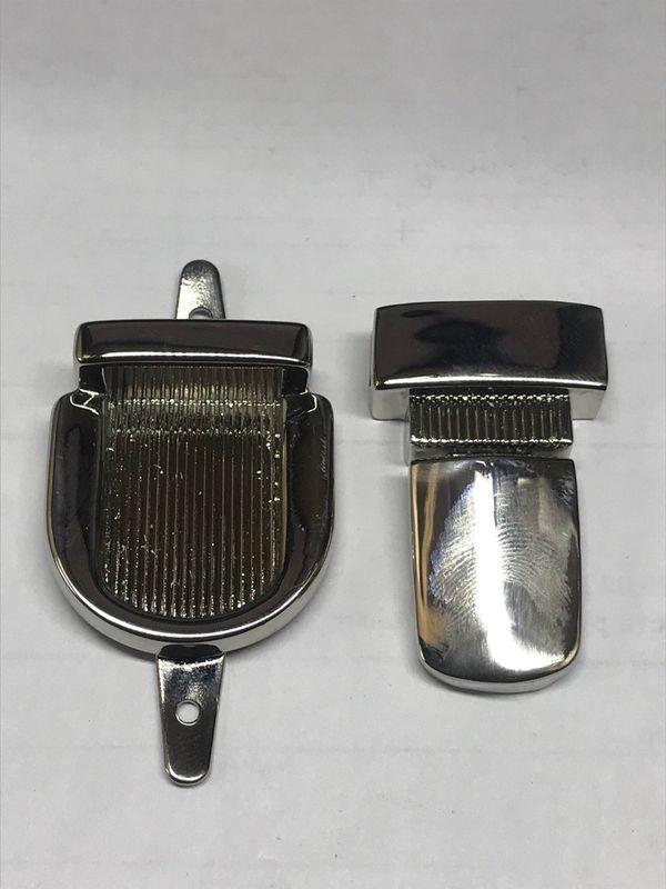 Замок для сумок 2,5*4,5 см никель