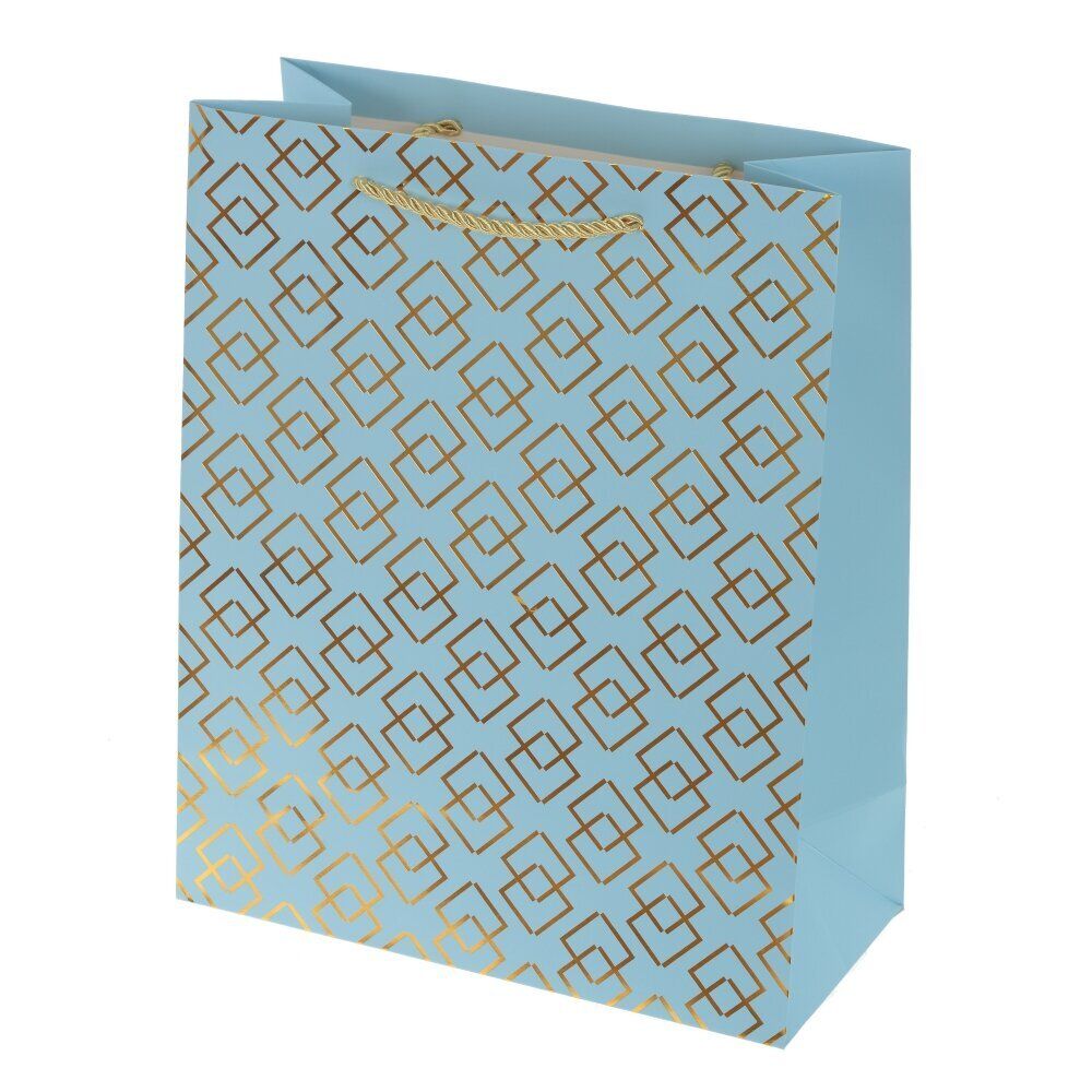 GAEM Пакет подарочный M (бумага 210г/м2, блок микс 12шт), L26 W12 H32 см, 4в.