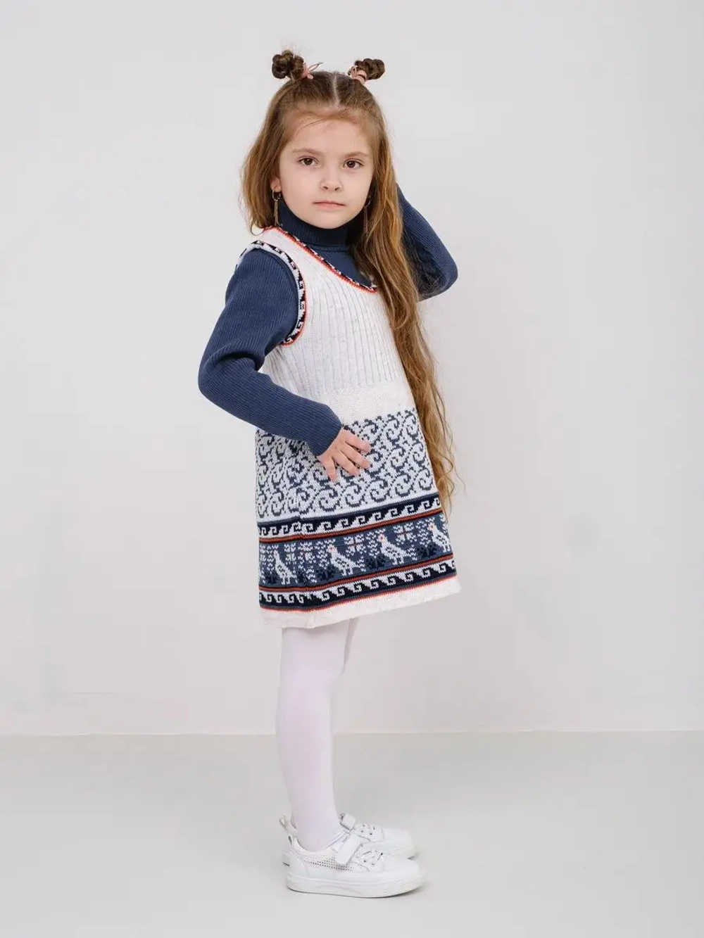 Сарафан вязаный