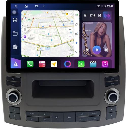 Магнитола для Infiniti FX35, FX45 S50 2006-2008 - FarCar BX877 монитор 13" 2K QLED на Android 13, Быстрая, CarPlay, 4G SIM-слот