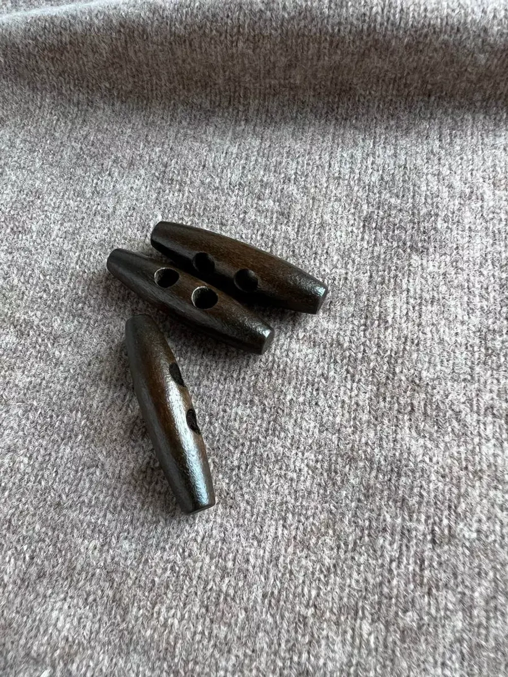 Пуговицы бочонки большие деревянные 50мм