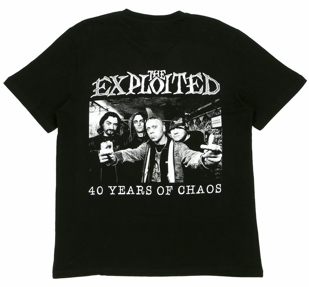 Футболка The Exploited 40 years of chaos (707)