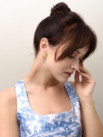 Пусеты Sea Weed Gold