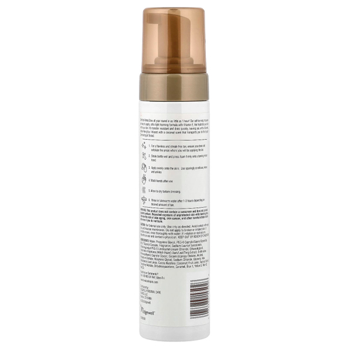 Hawaiian Tropic, Aloha Glow, мусс-автозагар, экспресс-загар, кокос, 189,9 г (6,7 унции)