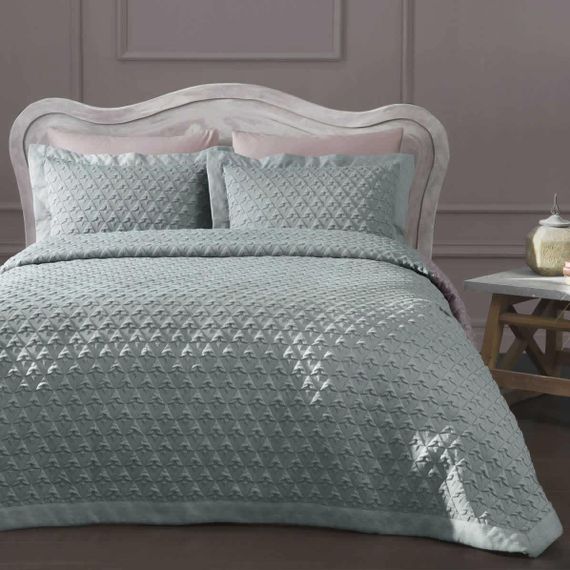 Покрывало ARROW  (зеленое)  260х260  TIVOLYO HOME Турция