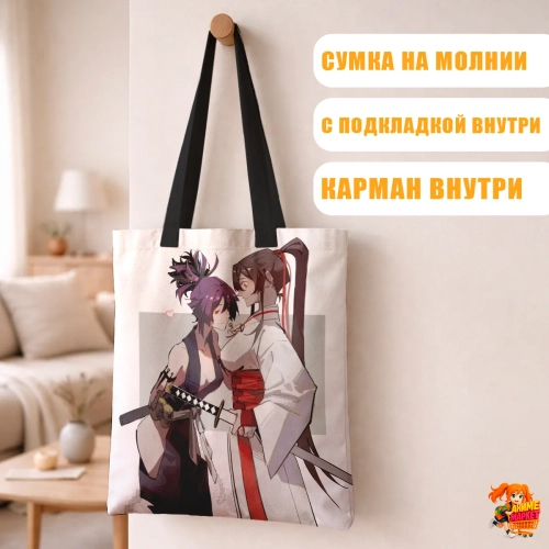 Сумка шоппер с принтом Адский Рай