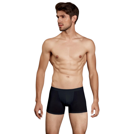 Мужские трусы боксеры Plus size черные Doreanse 1515P