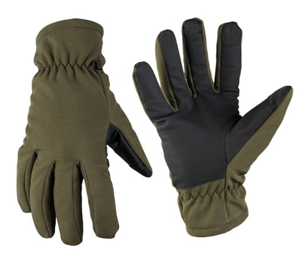 Перчатки SoftShell Thinsulate Mil-Tec Olive