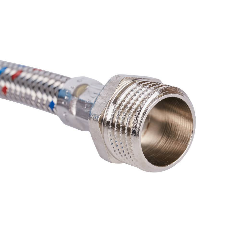 Гибкая подводка для воды Stout НР 1/2 х ВР 1/2,  длина 2500 мм