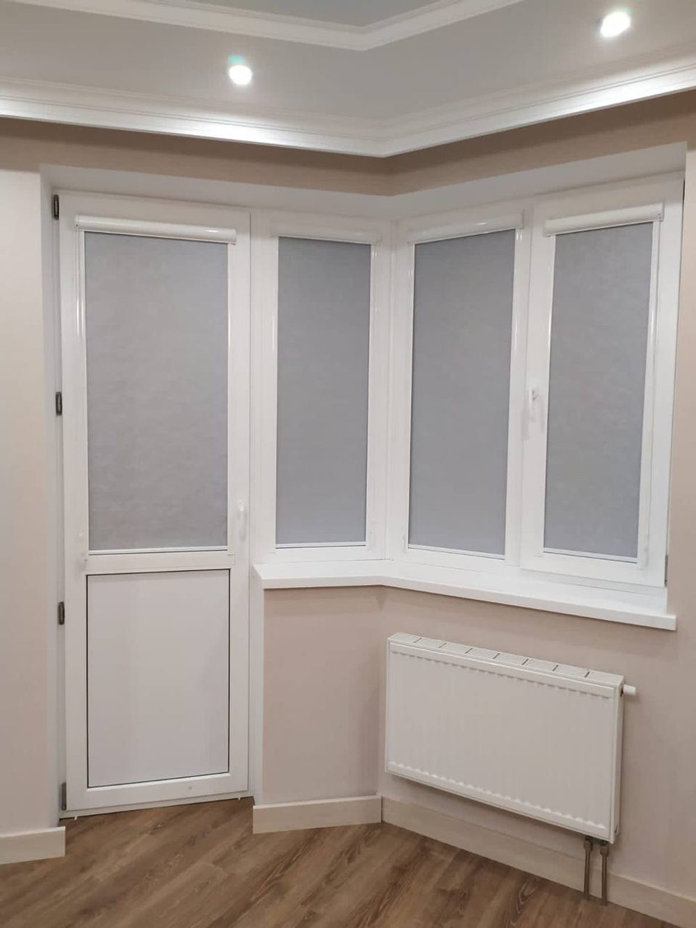 Рулонные шторы кассетные с направляющими