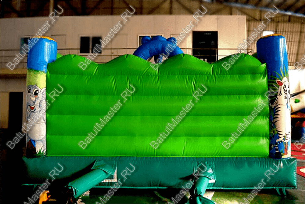 Коммерческий надувной батут "Зверинец" 4,5*4,5*3 м