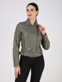Кожаная куртка демисезонная косуха