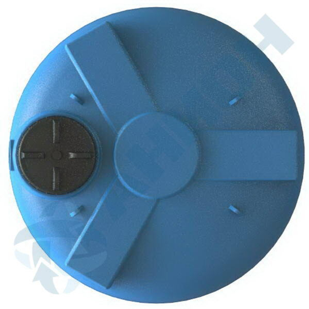 Резервуар цилиндрический вертикальный с дыхательным клапаном Анион 15000 л. вертикальный (2400x2400x3620см;синий) - арт.559407