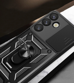 Чехол с кольцом Bumper Case для Samsung Galaxy S24 FE