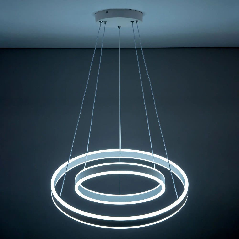 Citilux Дуэт CL719640 LED Люстра подвесная с пультом Белая