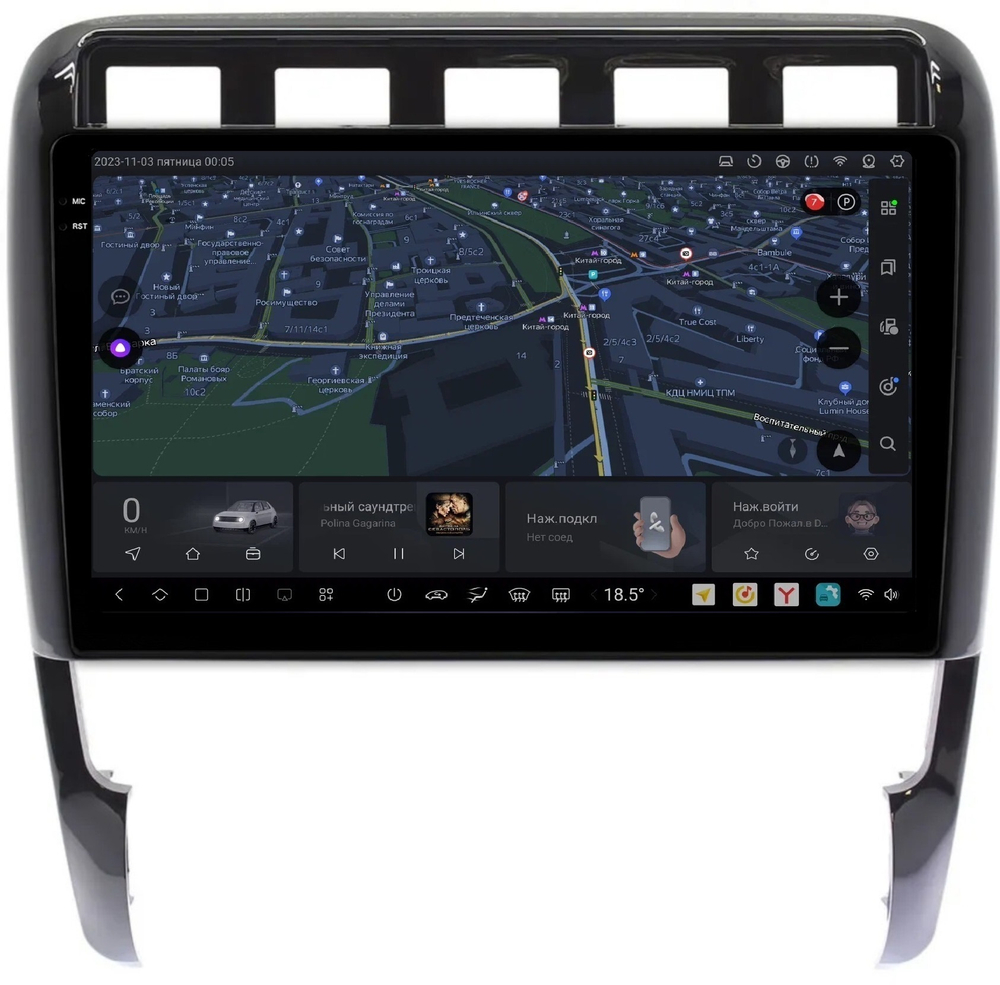 Магнитола для Porsche Cayenne 2002-2010 - Carmedia SF-9146FW QLed+2K, Android 13, UIS7870 (DUDU7), CarPlay, SIM-слот