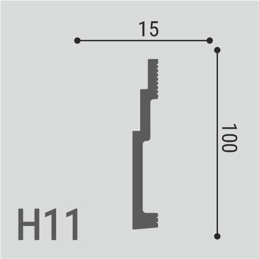 Плинтус Н 11