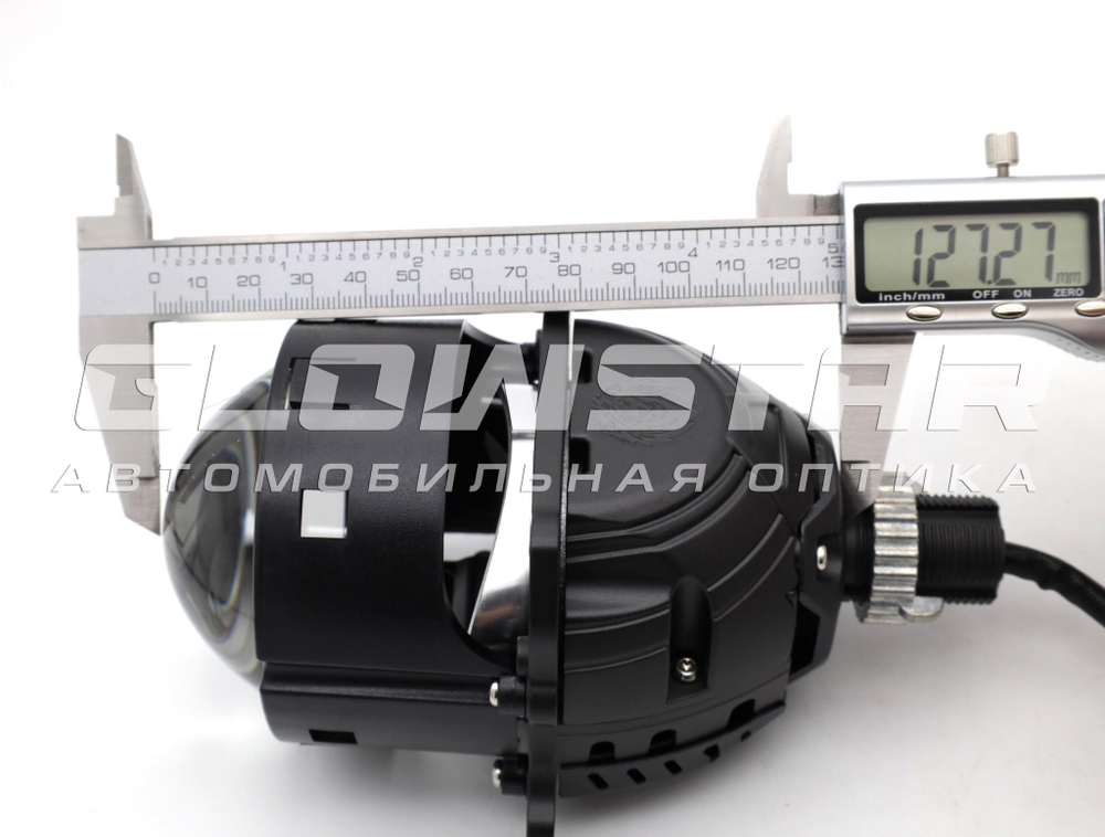 Билед модули Aozoom A15 24 вольта, 3.0 дюйма, 2 чипа, 5500K, 24V, 58W/65W, крепление 3R и съемное гаечное (комплект, 2шт)