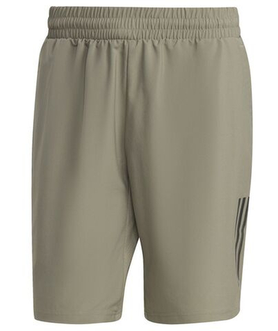 Мужские теннисные шорты Adidas Club 3-Stripes Tennis Shorts - silver pebble