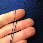 CASHWOOL - Zegna Baruffa Lane Borgosesia; 100% меринос; 1500м/100гр, (2/30); col. 165887, цвет: темно-синий, "Черное море" Есть мал.бобинка 84гр.