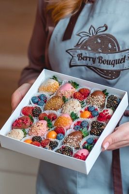 Подарочный сертификат на Мастер-класс по изготовлению клубники в шоколаде