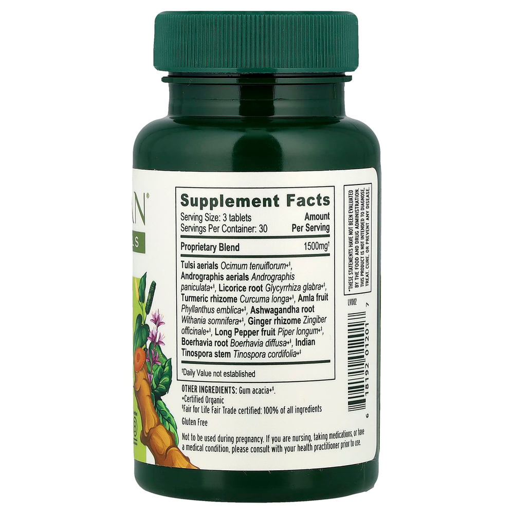 Banyan Botanicals, Immune Strong ™, 90 таблеток