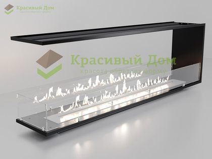 Торцевой биокамин 1700