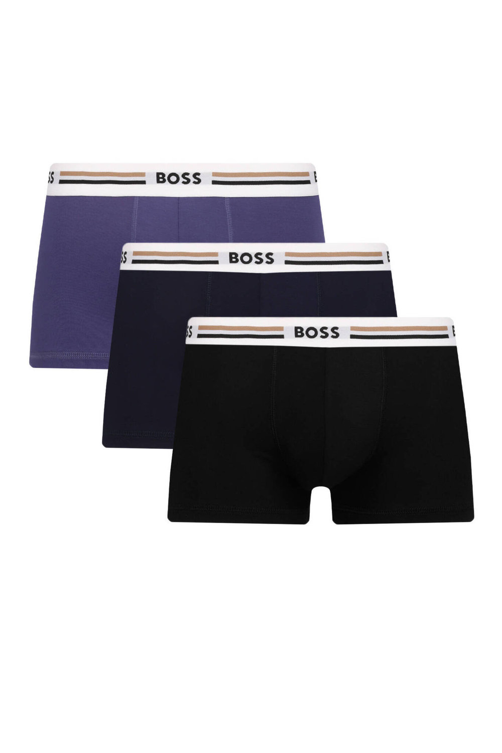 Трусики-боксеры 3шт. BOSS BLACK - черный(50492200)