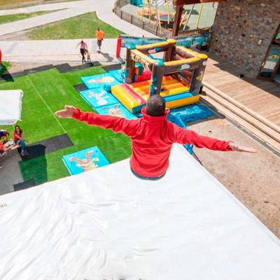 Надувная подушка «AirPit» для приземлений и отработки трюков, 4×4×1,5 м