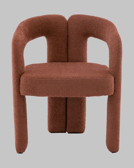 Стул Болинджер букле терракотовый