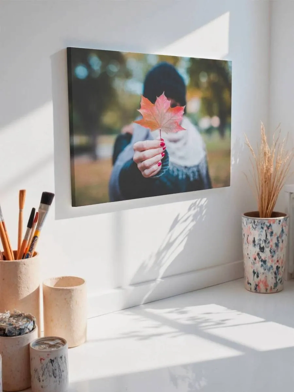 Картина на стену 40 X 50 Кленовый лист