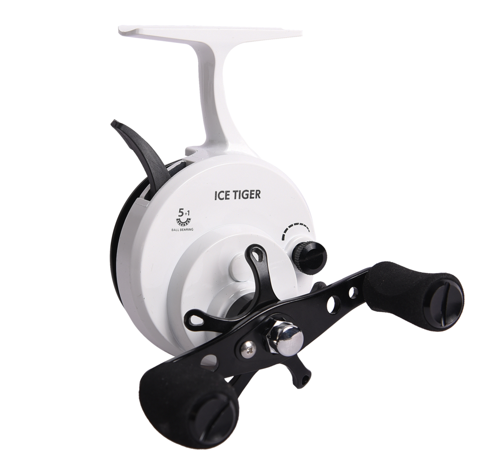 Катушка инерционная (зимняя) Black Side ICE TIGER  LH (5+1 подш.)