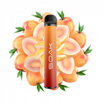Одноразовая электронная сигарета SOAK X - Nectarine (Нектарин) 1500 тяг