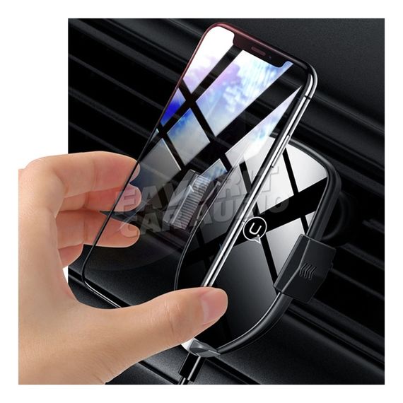 Держатель Usams US-CD72 воздуховод бесп. QI зарядка Уценка