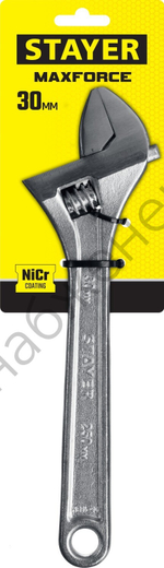 STAYER MAX-Force, 250 / 30 мм, Разводной ключ (2725-25)