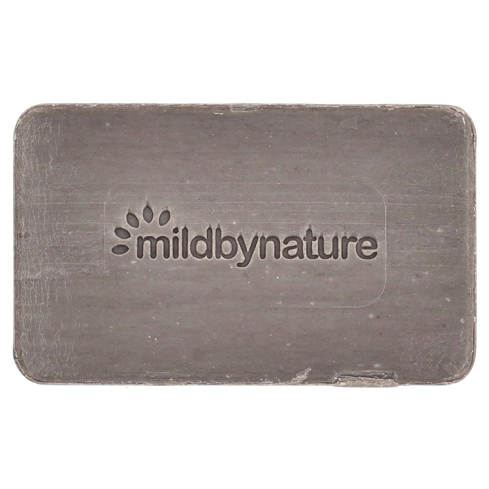 Mild By Nature, очищающее кусковое мыло с глиной, с ароматом эвкалипта и перечной мяты, с ископаемой глиной, 141 г (5 унций)