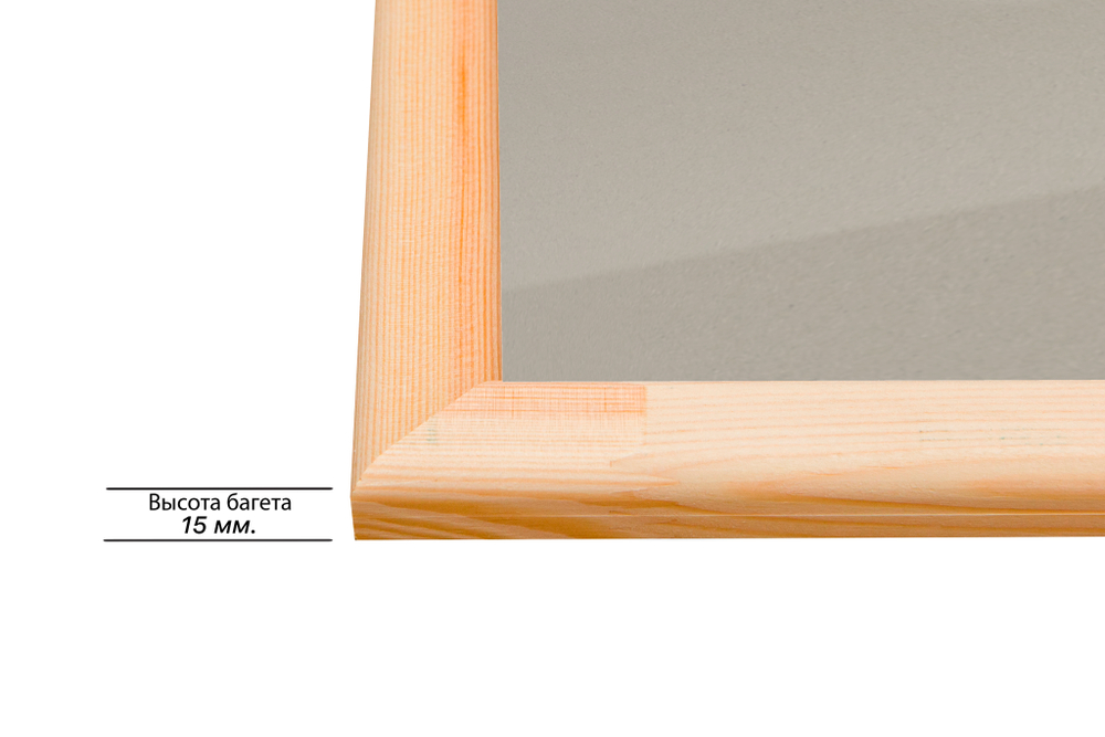 Деревянная рама 10x15 для постера и фотографий сеч. 19x30 RS2PK002