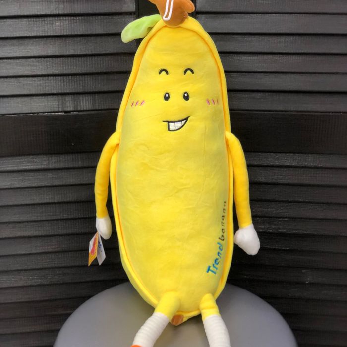 Мягкая игрушка банан 40 см  #1984