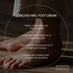 Advanced Clinicals, Cracked Heel, крем от шероховатых пятен, 237 мл (8 жидк. унц.)