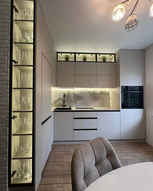 Примеры современных дизайнов кухонь из интернета