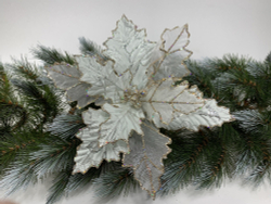 Пуасентия на клипсе 14х20см House of Seasons мятная/кремовая 2 вида