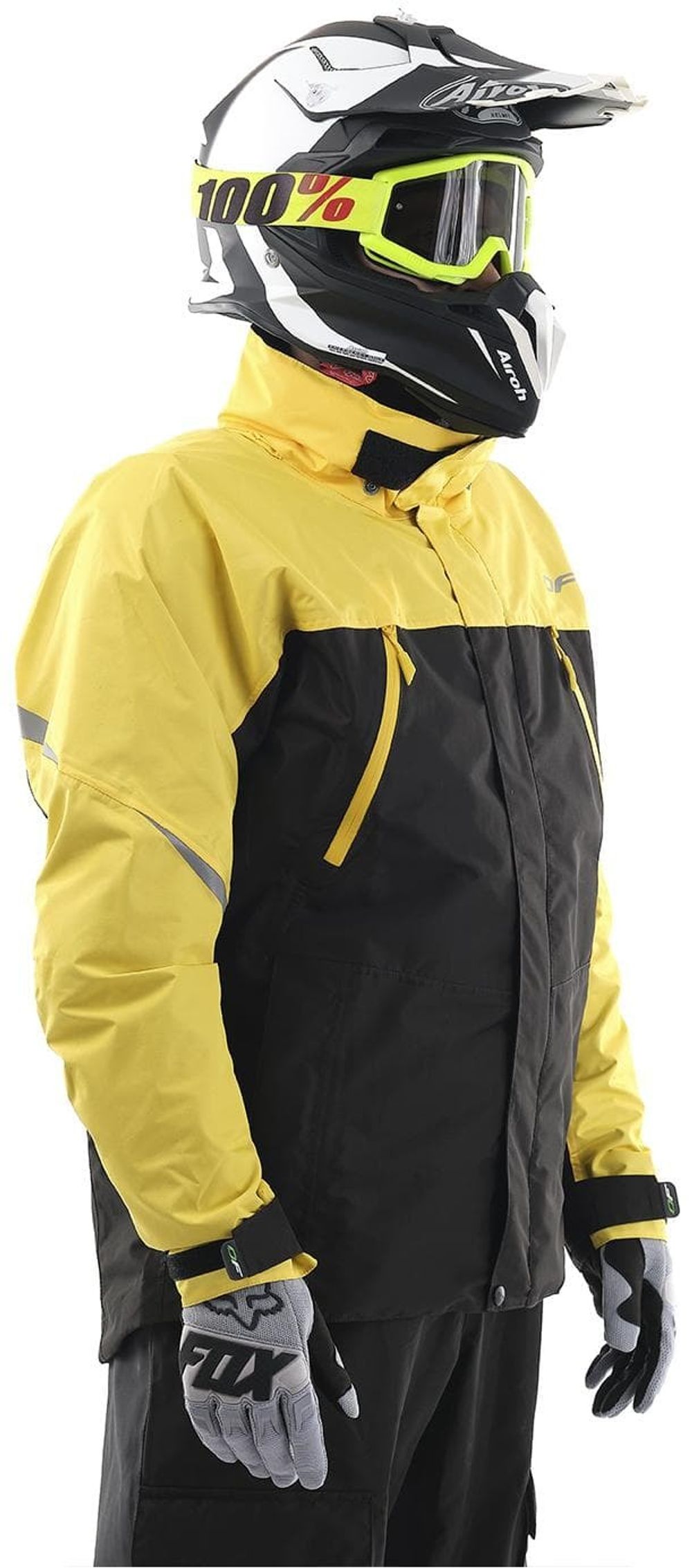 Дождевая куртка Quad / Черно-желтый