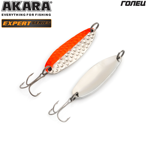 Блесна колеб. Akara Expert Голец 60 мм 18 гр. 15/SIL