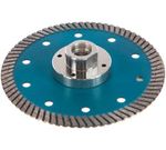 Диск алмазный отрезной 125*м14 Турбо с фланцем hot press FHQ452